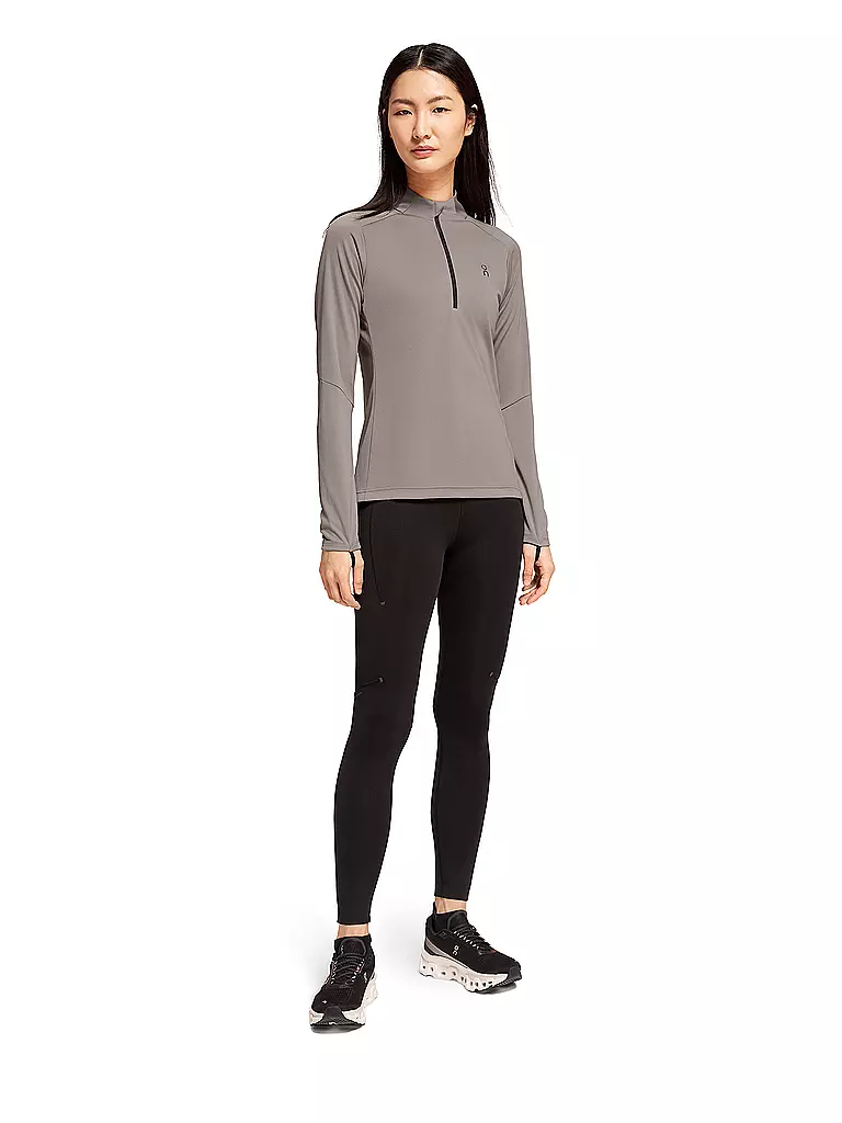 ON | Damen Funktions Zipshirt Climate | kupfer