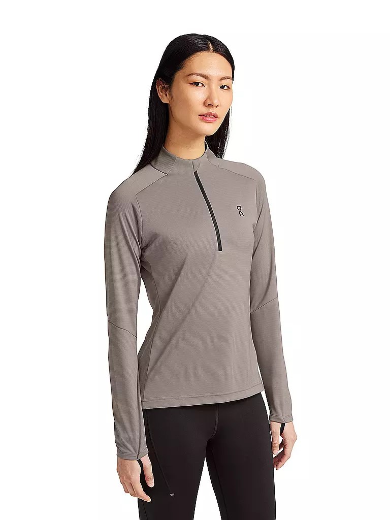 ON | Damen Funktions Zipshirt Climate | kupfer
