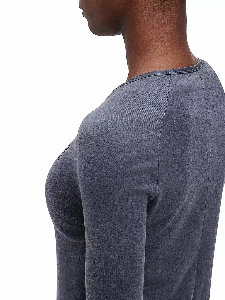 ON | Damen Funktionsshirt Merino Long-T | grau