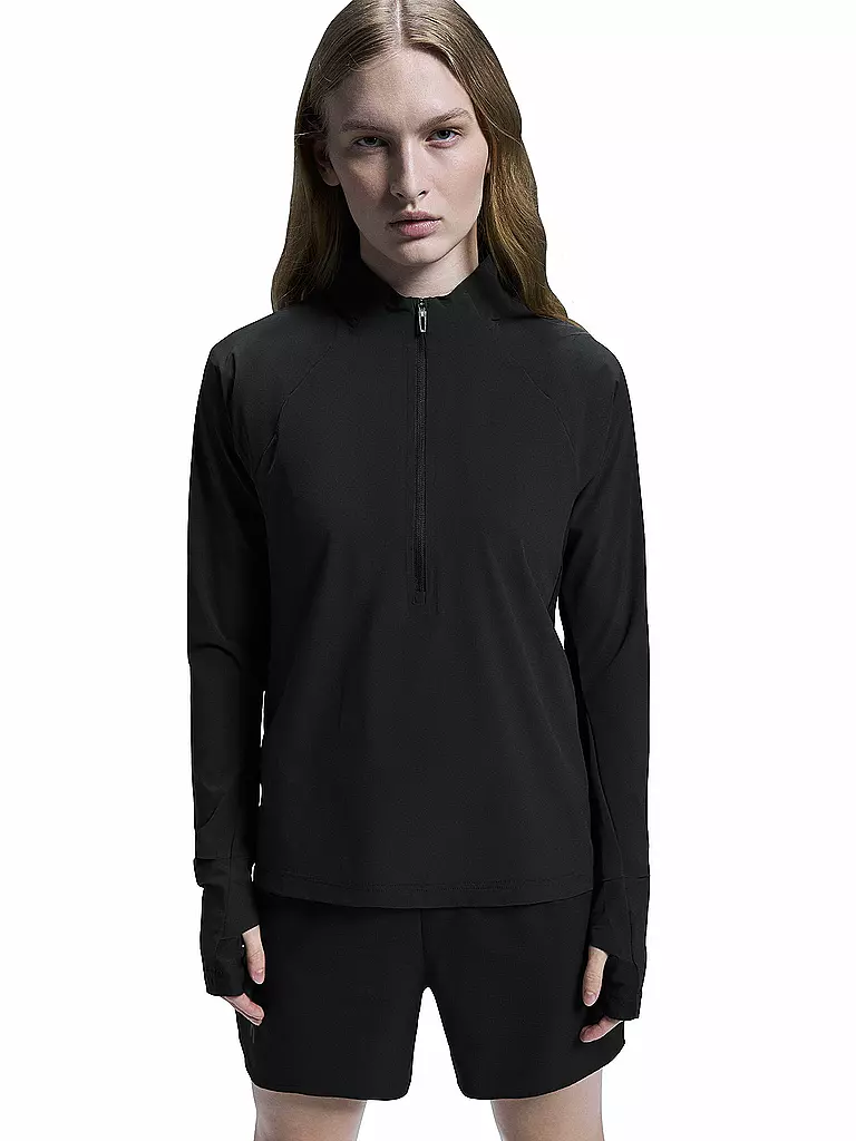 ON | Damen Laufjacke Trail Breaker | schwarz
