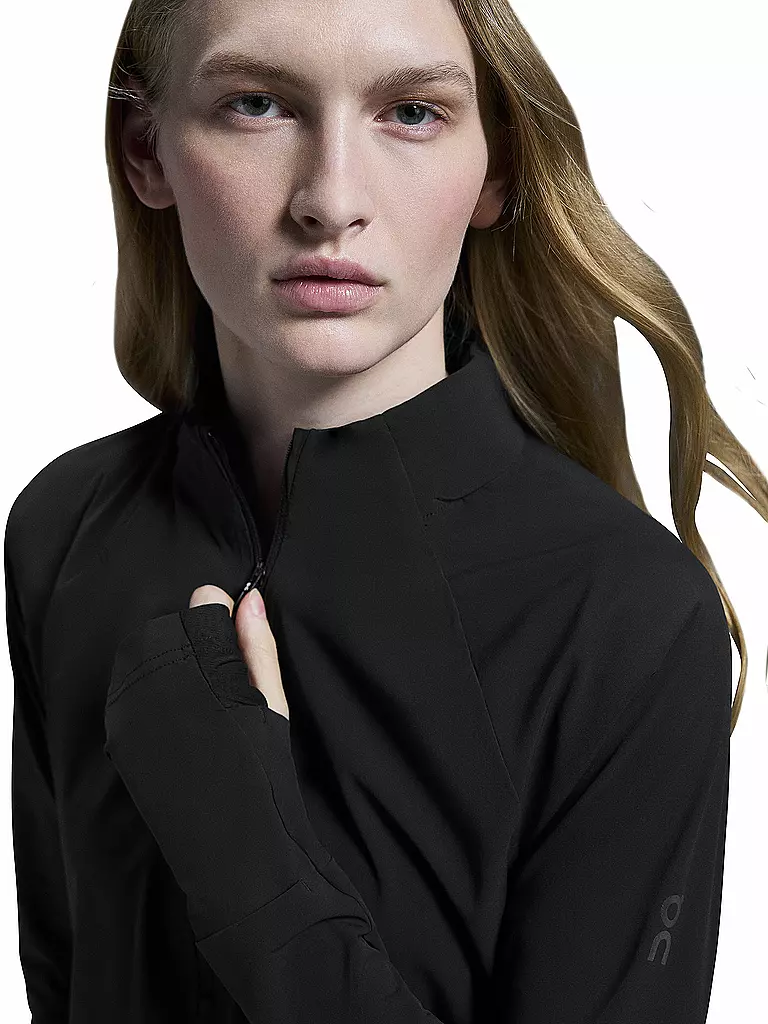 ON | Damen Laufjacke Trail Breaker | schwarz