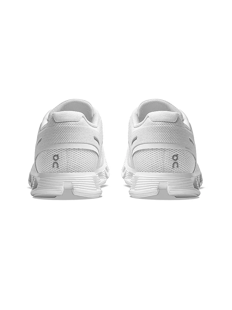 ON | Damen Laufschuhe Cloud 5 ALL WHITE | weiss