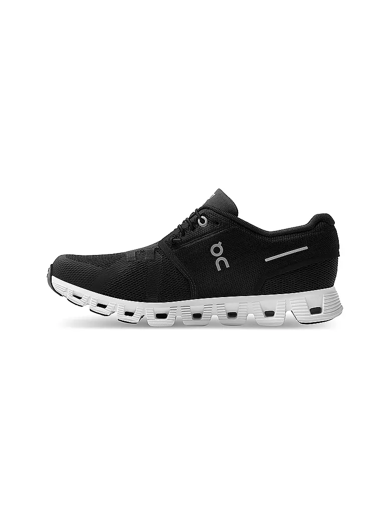 ON | Damen Laufschuhe Cloud 5 BLACK / WHITE | rosa