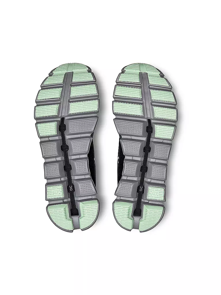 ON | Damen Laufschuhe Cloud 5 BLACK LEAD | grau
