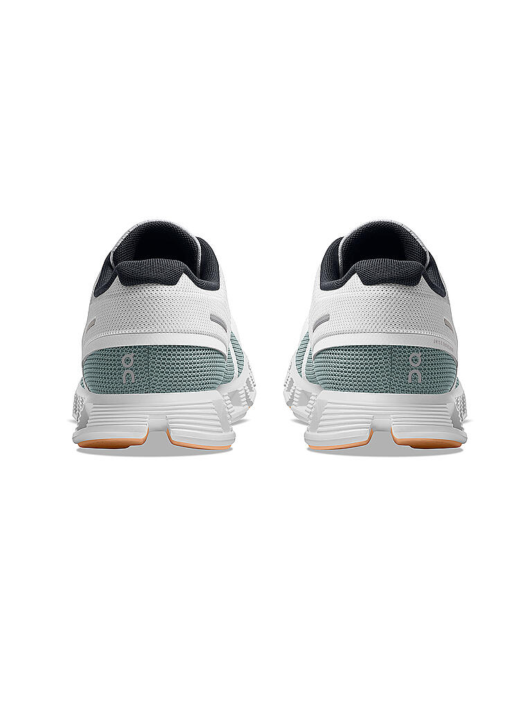 ON | Damen Laufschuhe Cloud 5 Push WHITE COBBLE | weiss