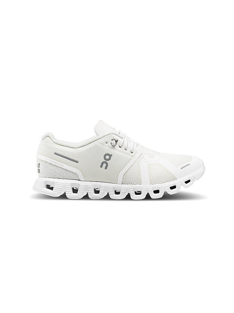 ON | Damen Laufschuhe Cloud 5 UNDYED WHITE | weiss