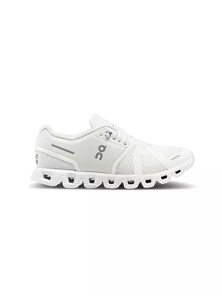 ON | Damen Laufschuhe Cloud 5 UNDYED WHITE | weiss