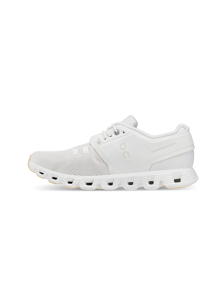 ON | Damen Laufschuhe Cloud 5 Undyed | weiss