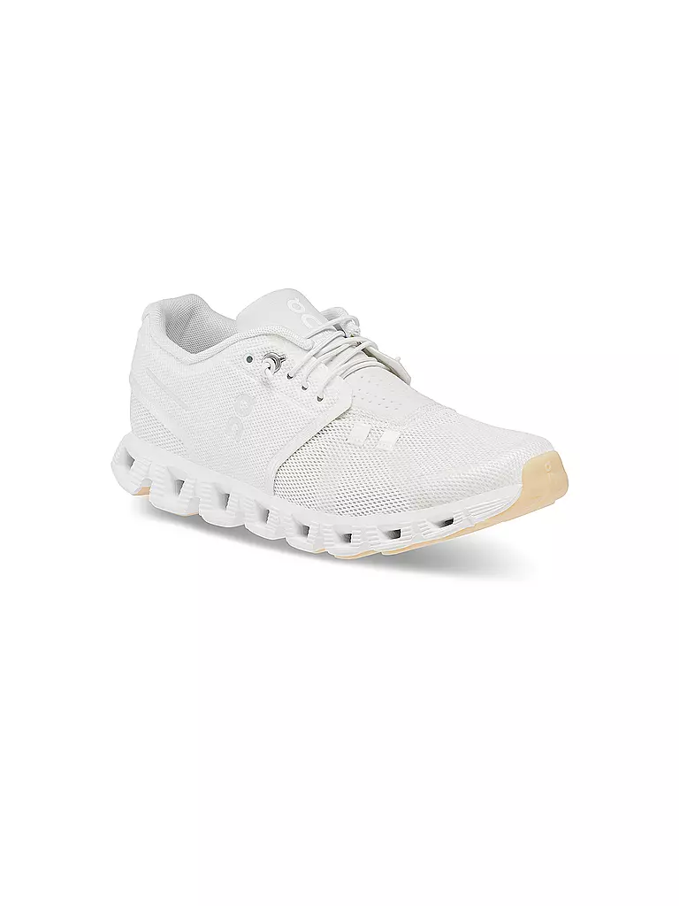 ON | Damen Laufschuhe Cloud 5 Undyed | weiss