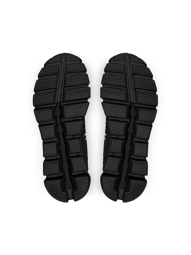 ON | Damen Laufschuhe Cloud 5 Waterproof ALL BLACK | schwarz