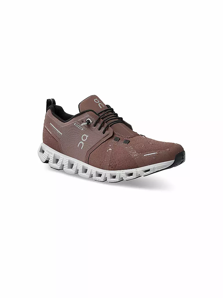 ON | Damen Laufschuhe Cloud 5 Waterproof COCOA / FROST | braun