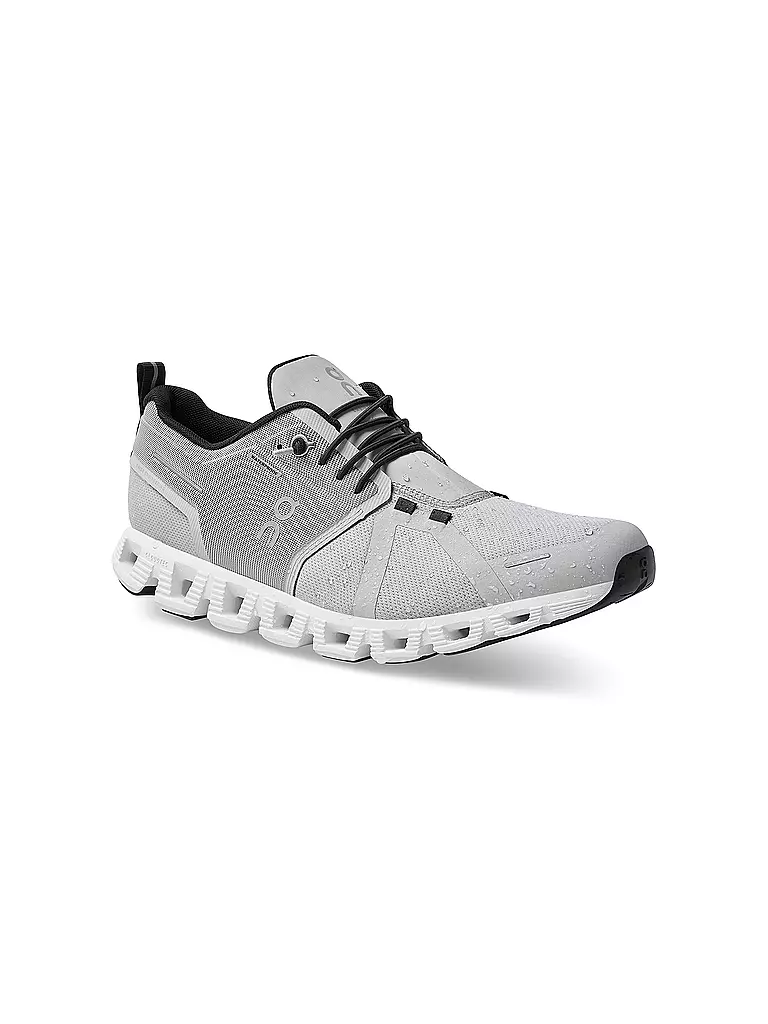 ON | Damen Laufschuhe Cloud 5 Waterproof GLACIER / WHITE | beige