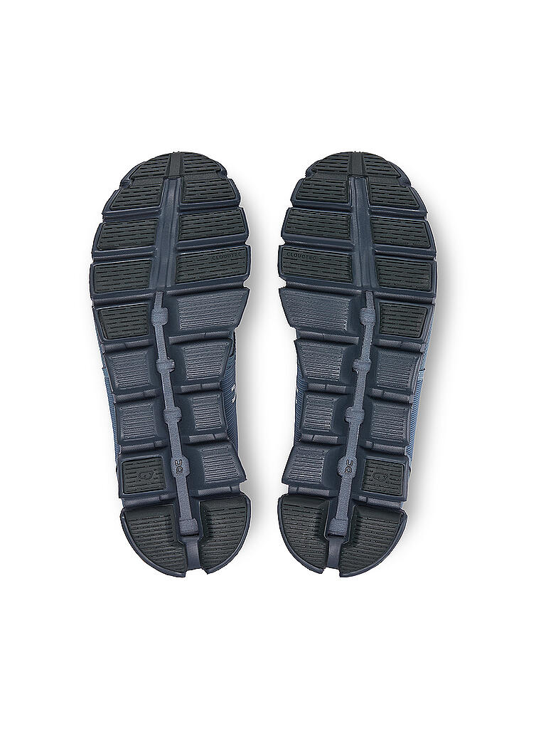 ON | Damen Laufschuhe Cloud 5 Waterproof METAL NAVY | blau