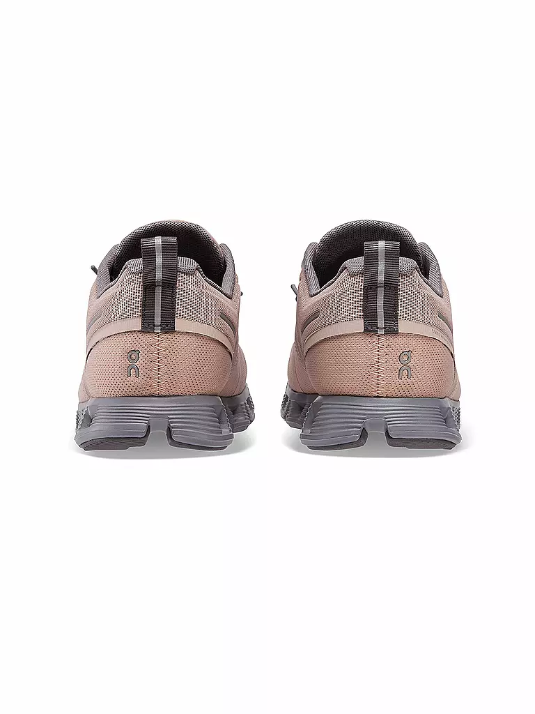 ON | Damen Laufschuhe Cloud 5 Waterproof ROSE FOSSIL | rosa