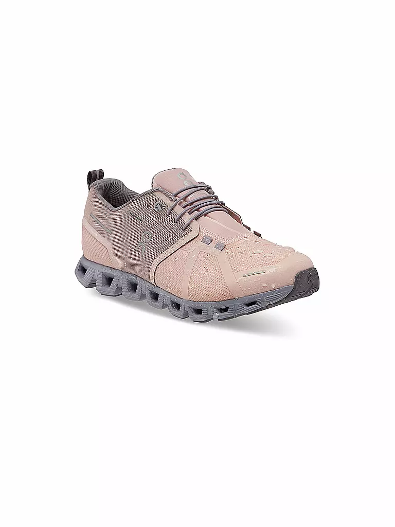 ON | Damen Laufschuhe Cloud 5 Waterproof ROSE FOSSIL | beige