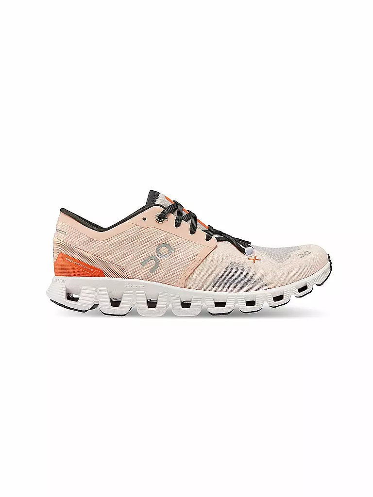 ON | Damen Laufschuhe Cloud X 3 ROSE SAND | rosa