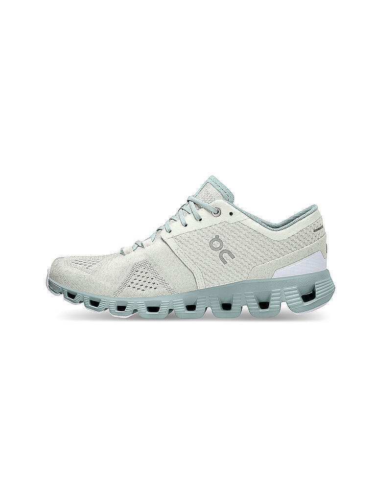ON Damen Laufschuhe Cloud X ALOE SURF türkis