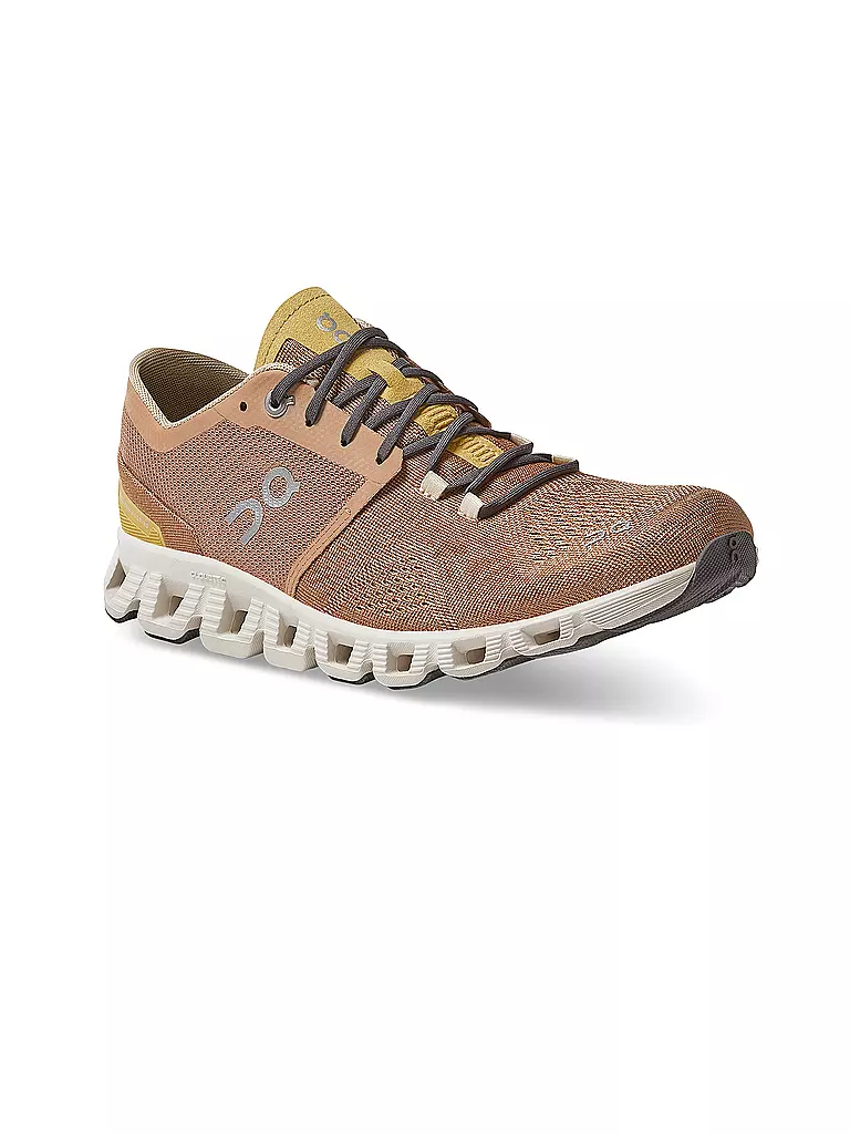 ON | Damen Laufschuhe Cloud X MOCHA SAND | braun