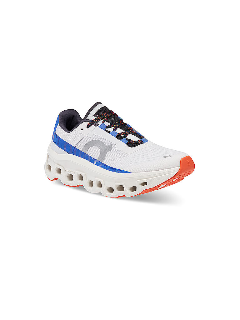 ON | Damen Laufschuhe Cloudmonster FROST COBALT | weiss