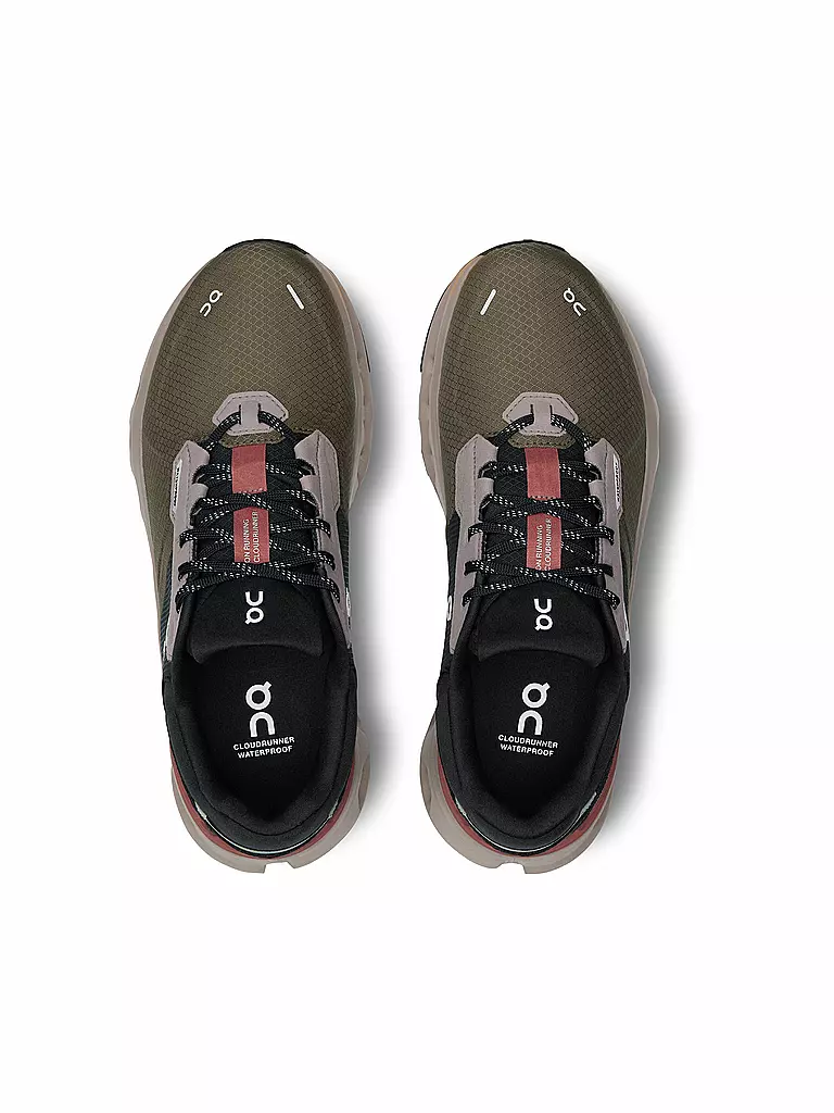 ON | Damen Laufschuhe Cloudrunner 2 Waterproof | olive