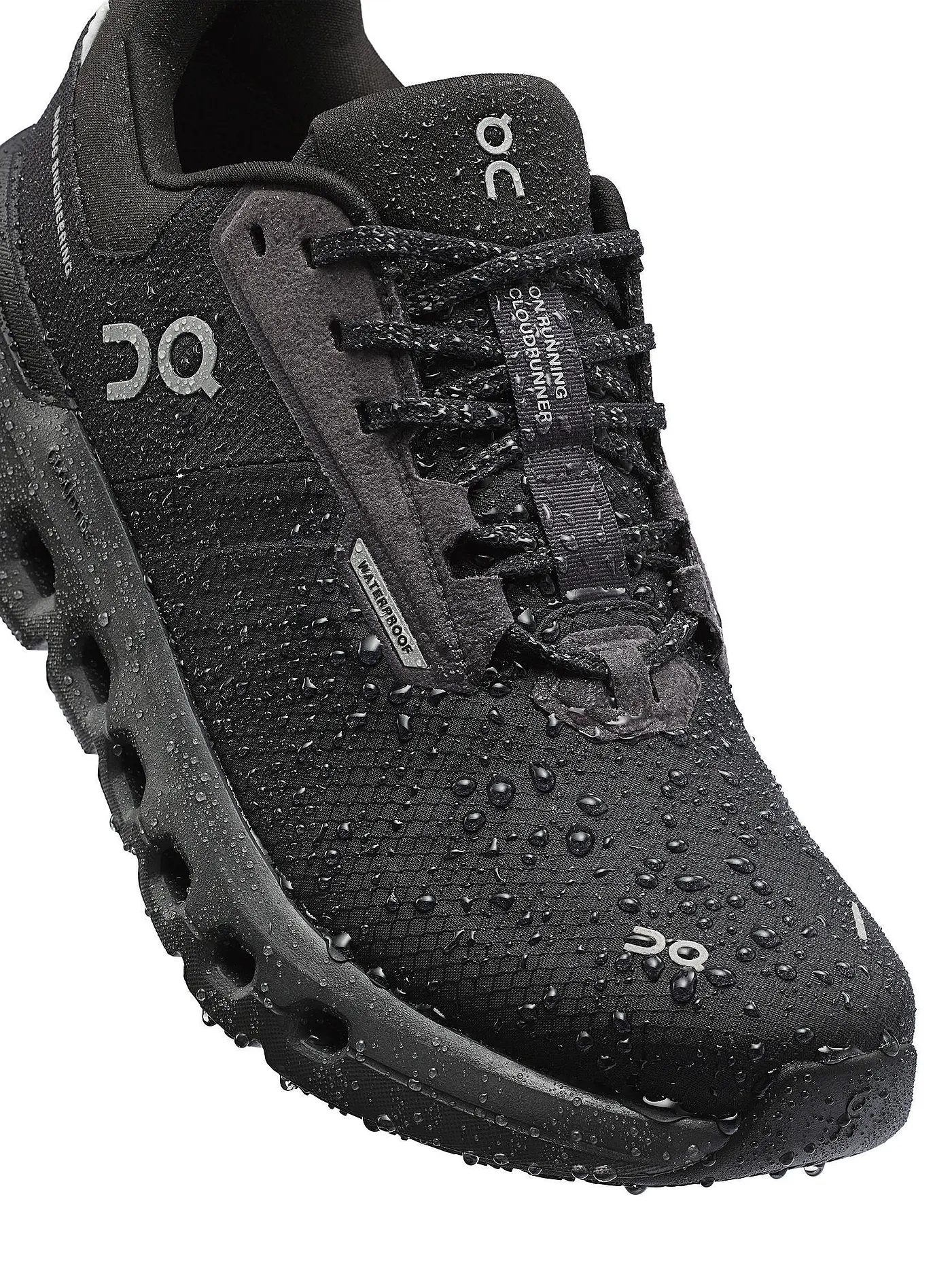 ON | Damen Laufschuhe Cloudrunner 2 Waterproof | schwarz