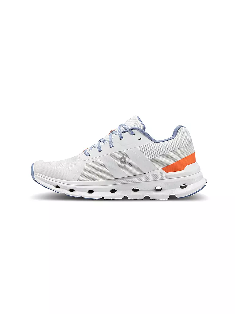 ON | Damen Laufschuhe Cloudrunner UNDYED-WHITE FLAME | weiss