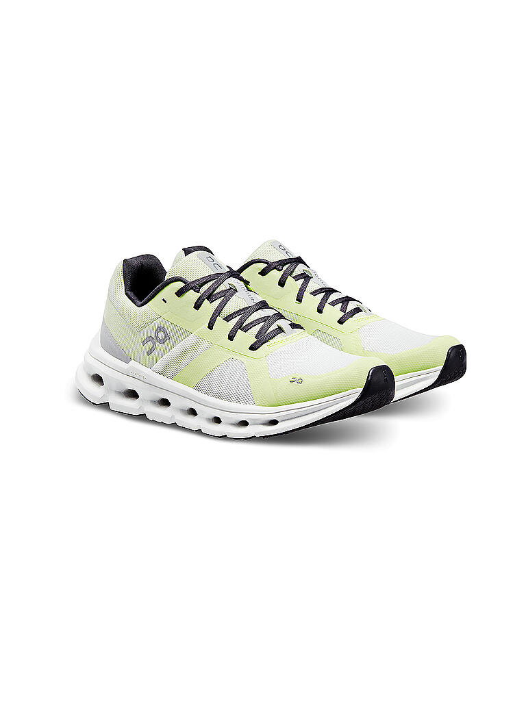 ON | Damen Laufschuhe Cloudrunner WHITE SEEDLING | gelb
