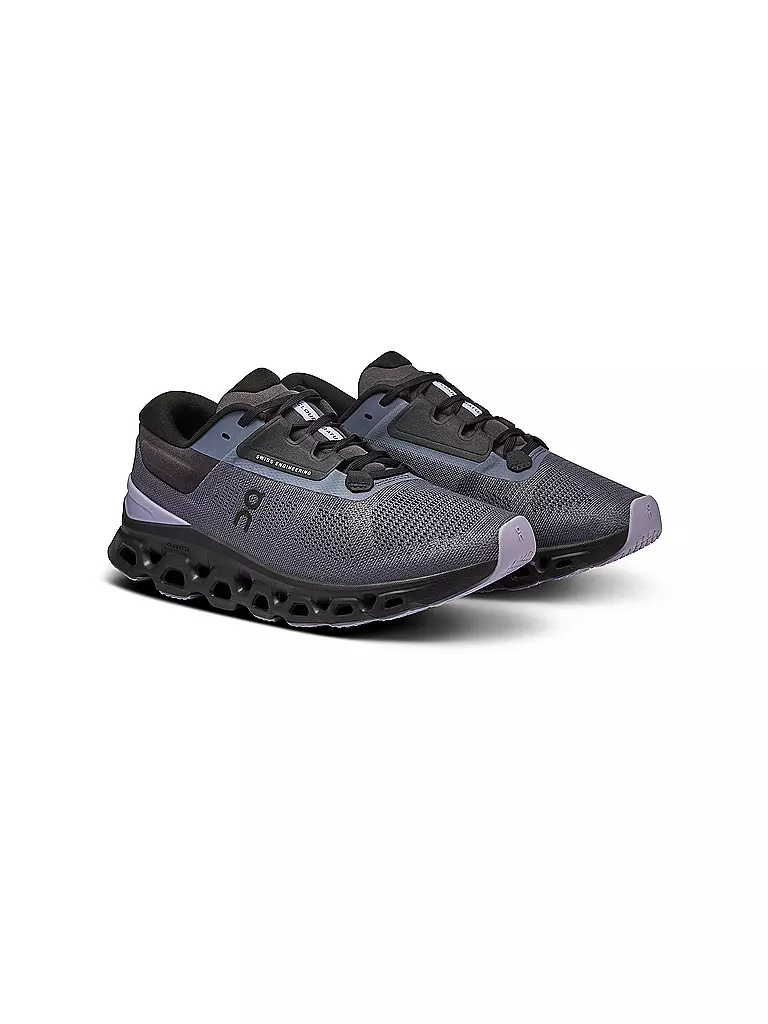 ON | Damen Laufschuhe Cloudstratus 3 METAL WISTERIA | weiss