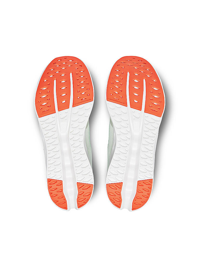 ON | Damen Laufschuhe Cloudsurfer CREEK WHITE | grün