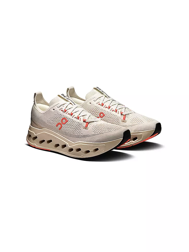 ON | Damen Laufschuhe Cloudsurfer Max | beige