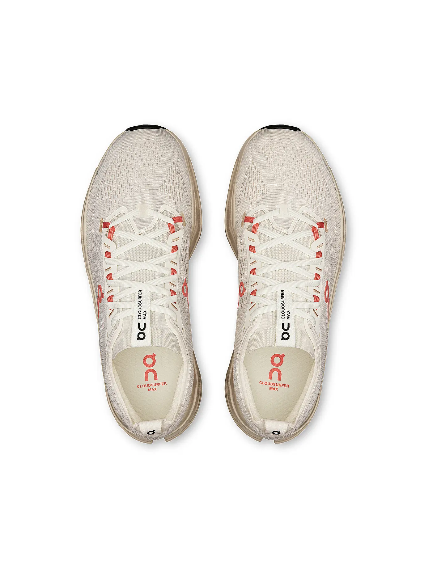 ON | Damen Laufschuhe Cloudsurfer Max | beige