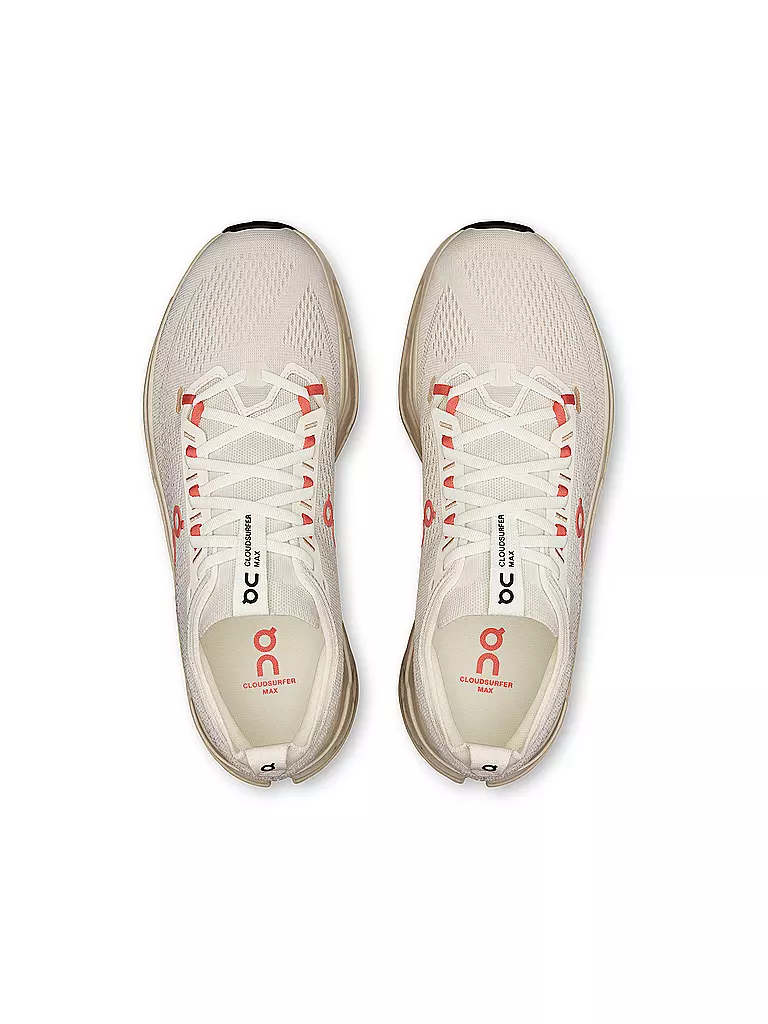 ON | Damen Laufschuhe Cloudsurfer Max | beige