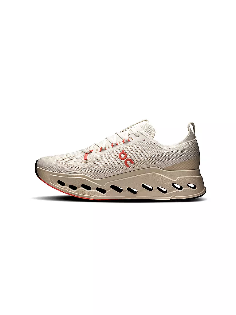 ON | Damen Laufschuhe Cloudsurfer Max | beige