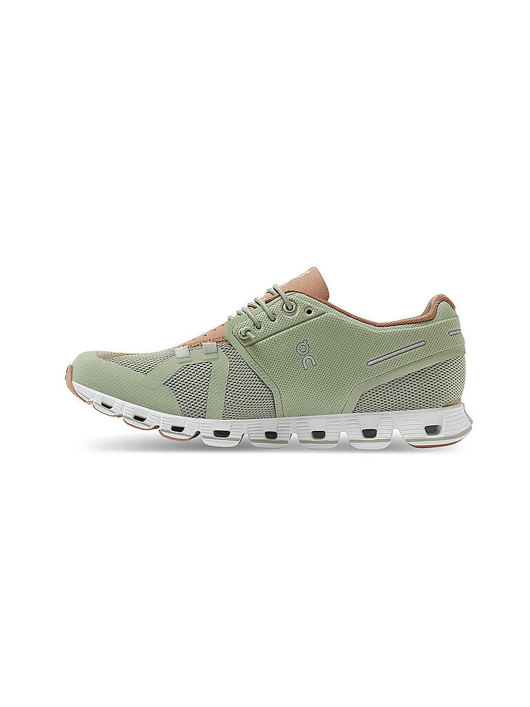 ON | Damen Laufschuhe The Cloud LEAF MOCHA | grün