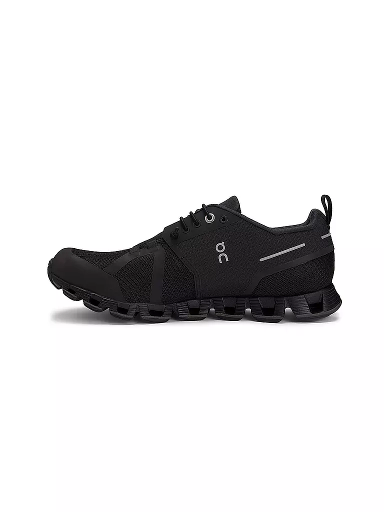 ON | Damen Laufschuhe The Cloud Waterproof BLACK LUNAR | schwarz