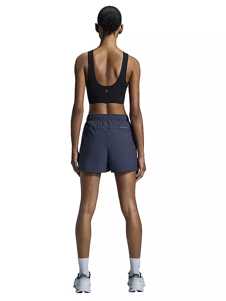 ON | Damen Laufshirt Core 2in1 Crop | schwarz