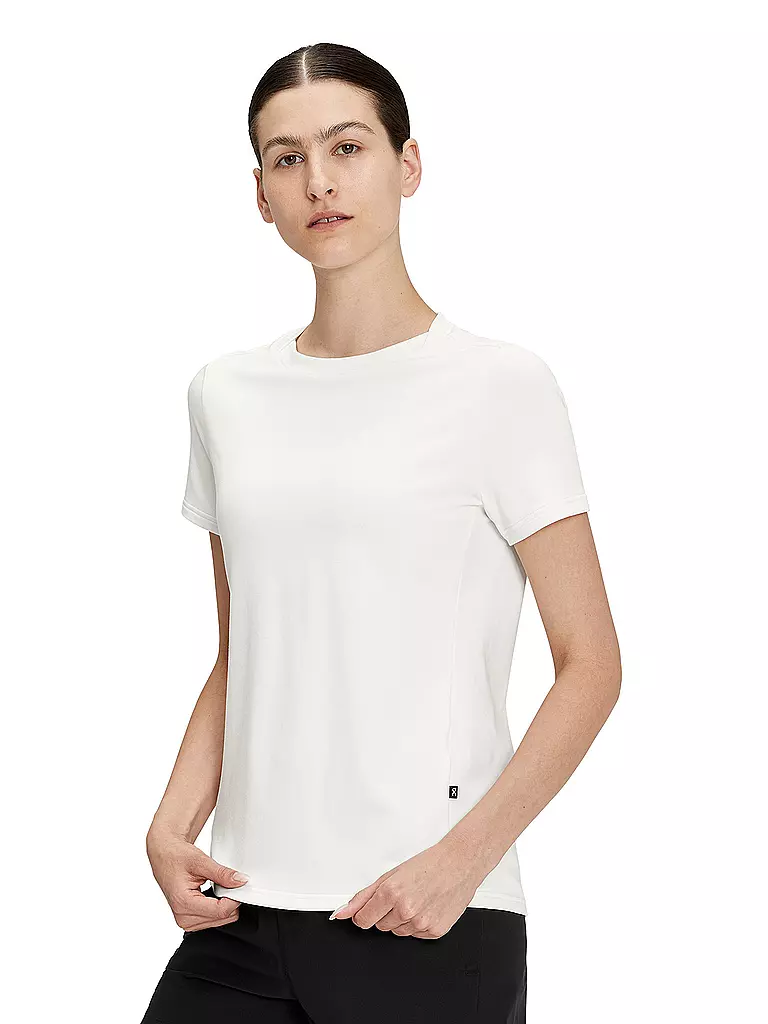 ON | Damen Laufshirt Focus-T | weiss