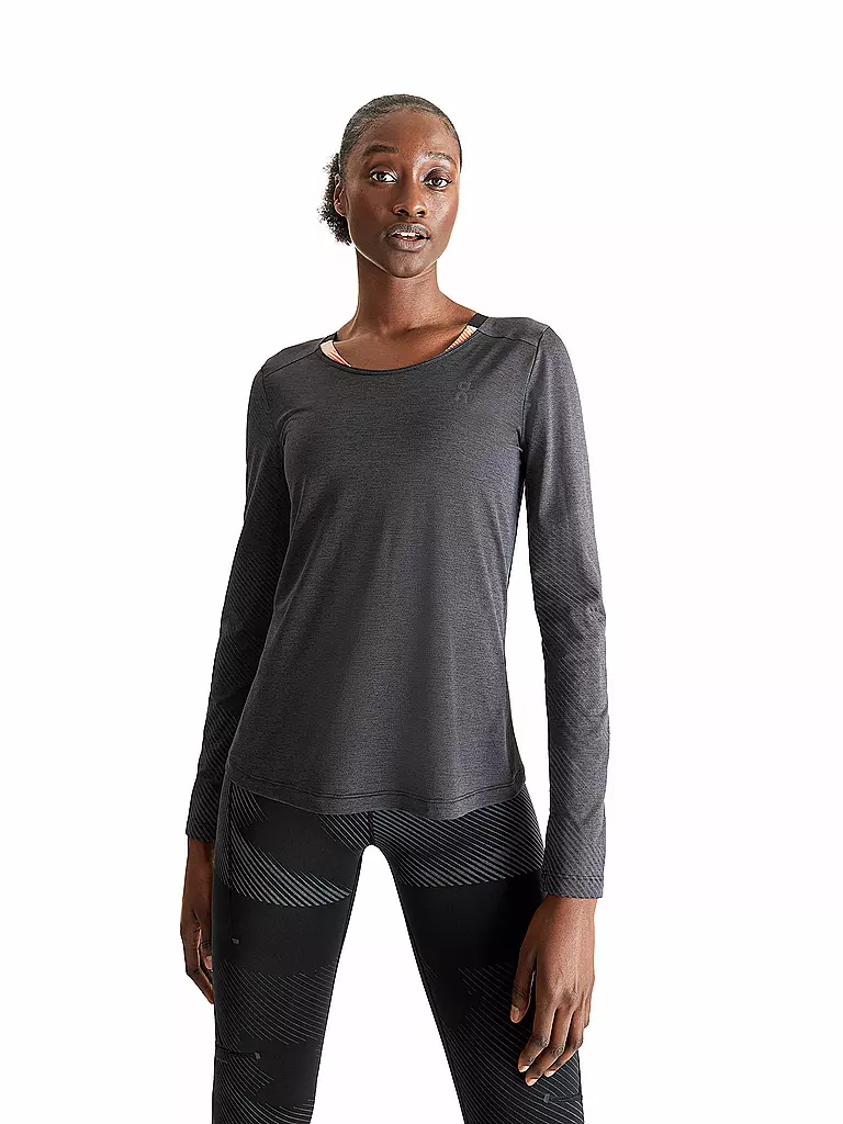 ON | Damen Laufshirt Performance Long-T Lumos | schwarz