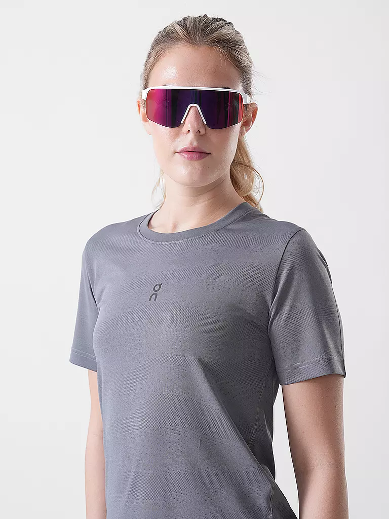 ON | Damen Laufshirt Trail-T | grau