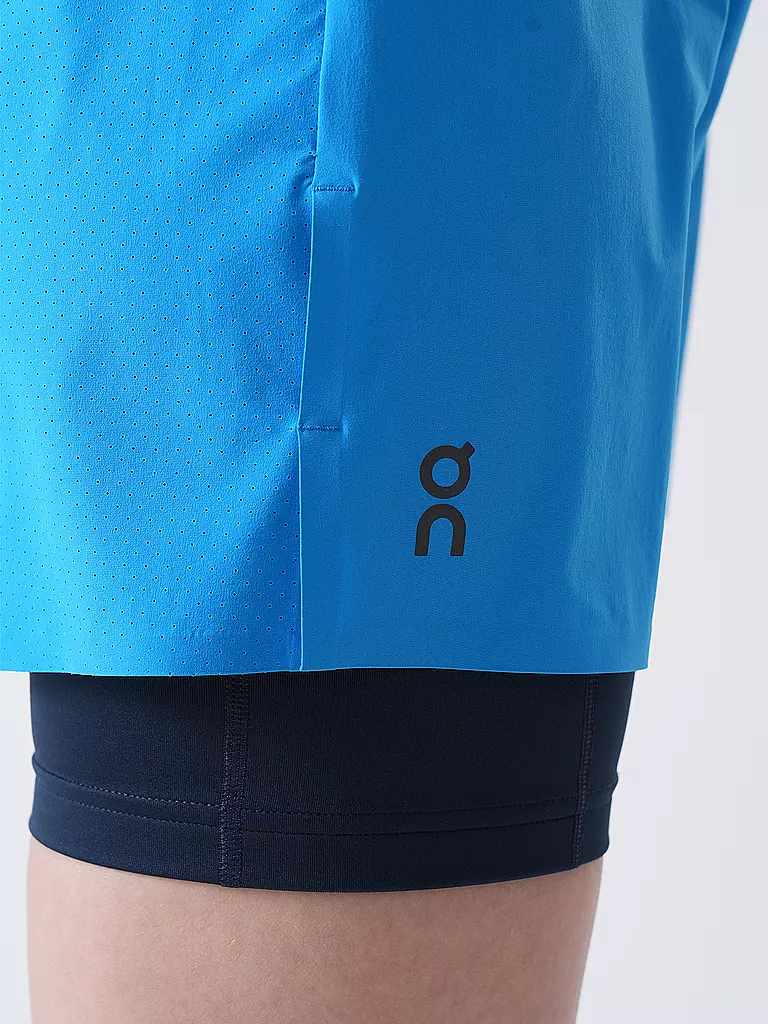 ON | Damen Laufshort 2in1 3" Performance | blau