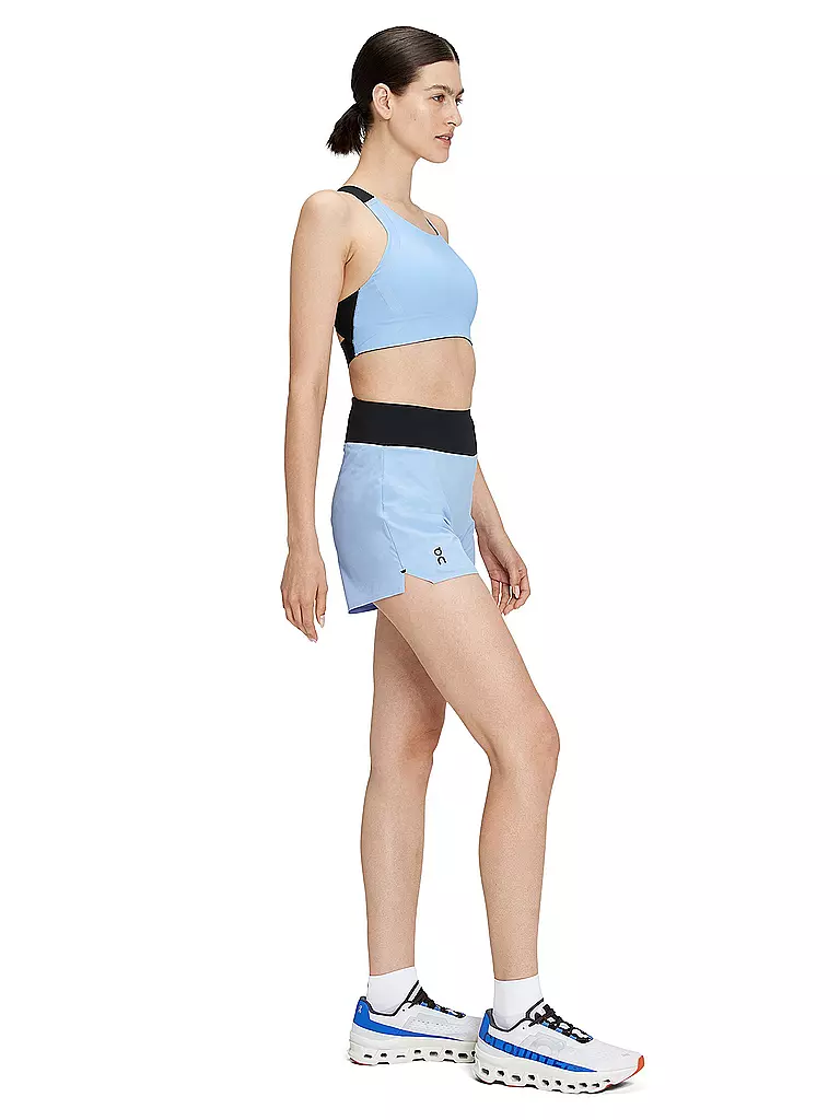 ON | Damen Laufshort 5" Running | hellblau