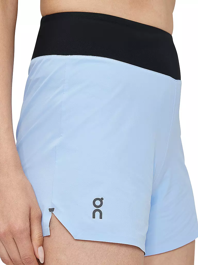 ON | Damen Laufshort 5" Running | hellblau