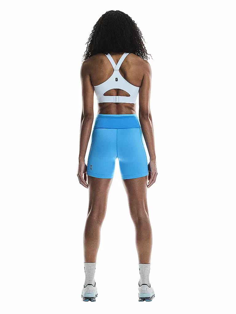 ON | Damen Laufshorttight Performance | blau