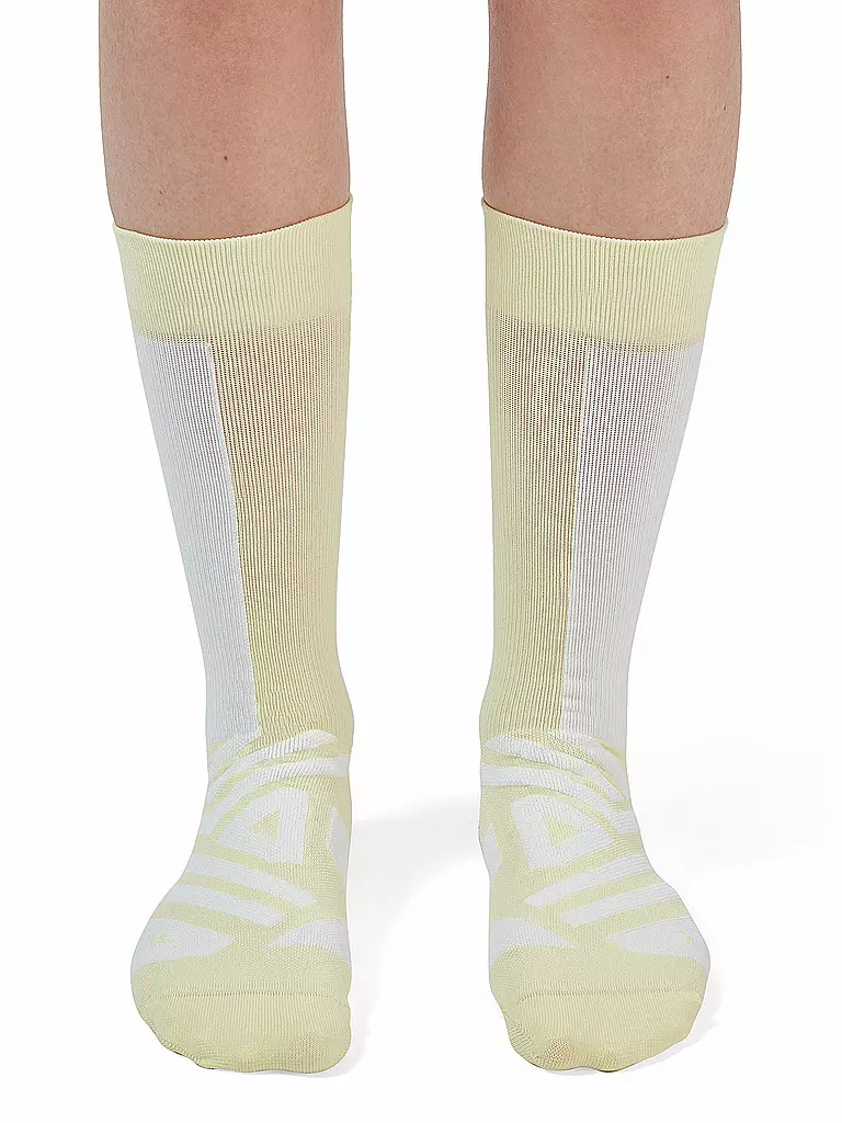 ON | Damen Laufsocken High Sock | gelb