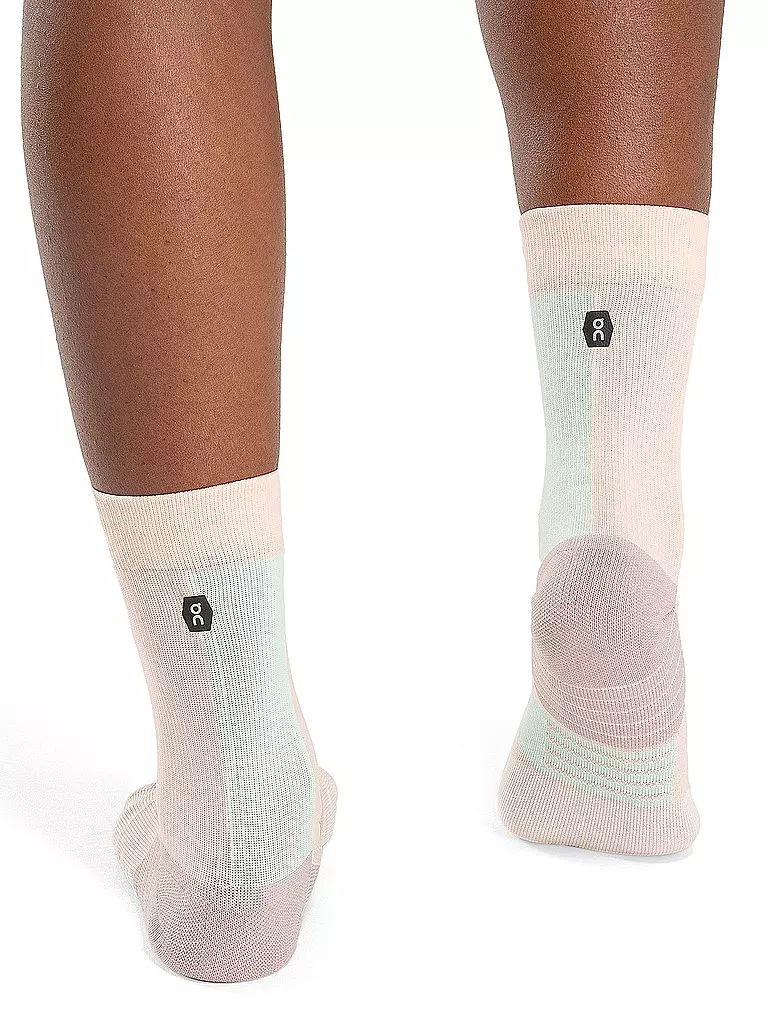 ON | Damen Laufsocken Performance High Sock | rosa