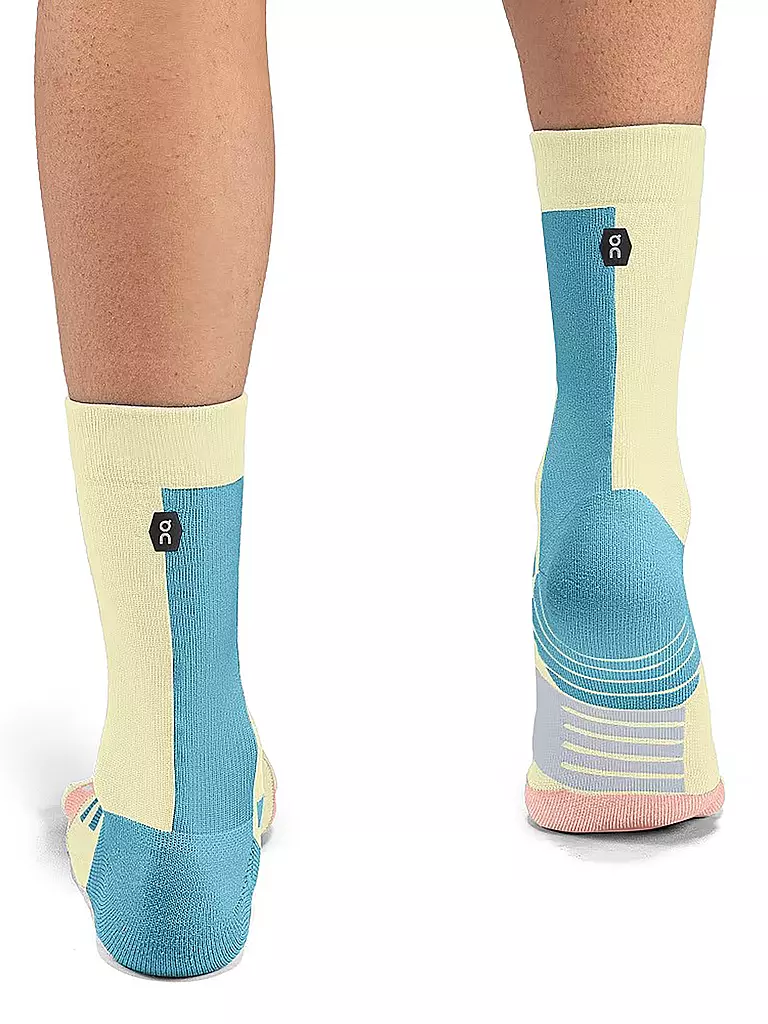 ON | Damen Laufsocken Performance High Sock | rosa