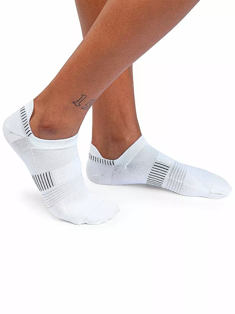 ON | Damen Laufsocken Ultralight Low | weiss