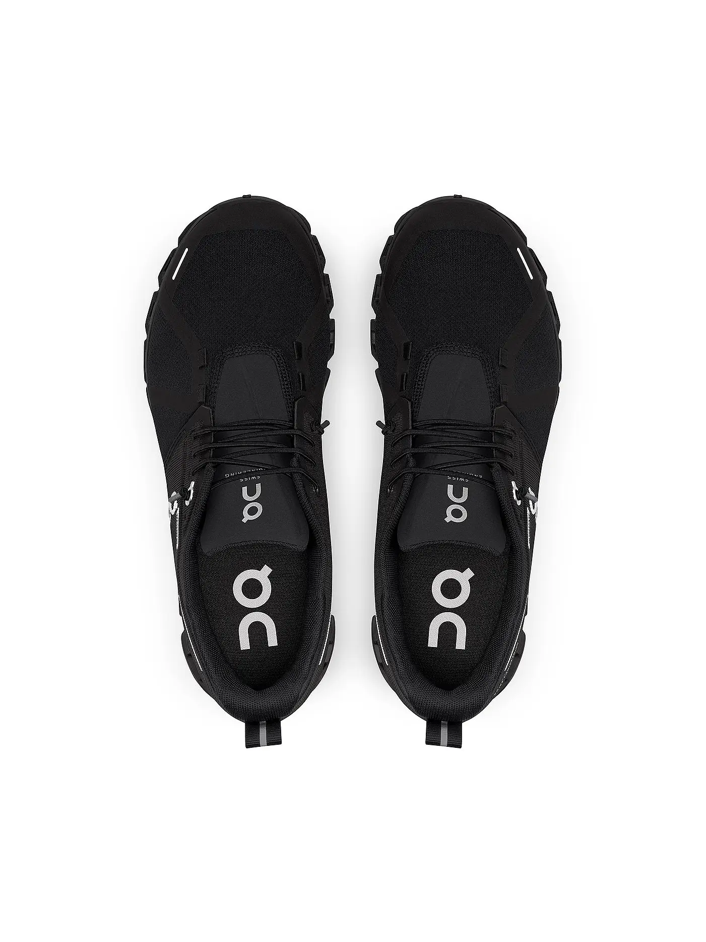 ON | Damen Sneaker Cloud 5 Waterproof ALL BLACK | schwarz