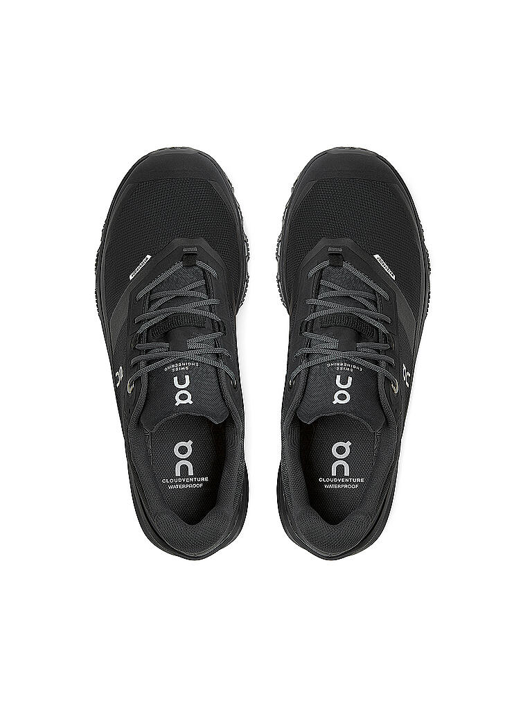 ON | Damen Traillaufschuhe Cloudventure Waterproof  BLACK | schwarz
