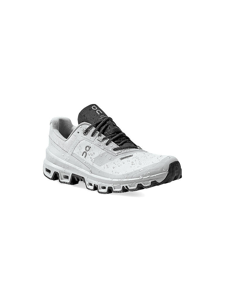 ON | Damen Traillaufschuhe Cloudventure Waterproof GLACIER BLACK | weiß